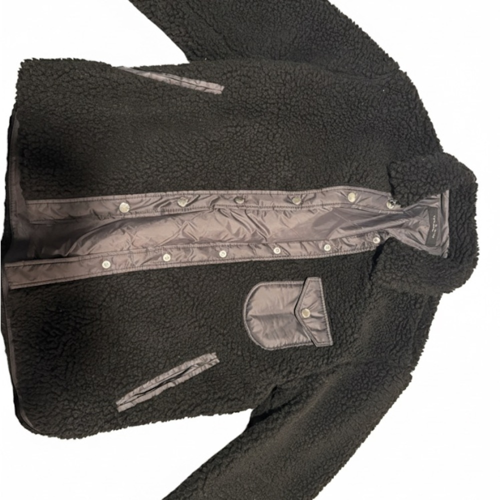 Rag & Bone Black Sherpa Jacket